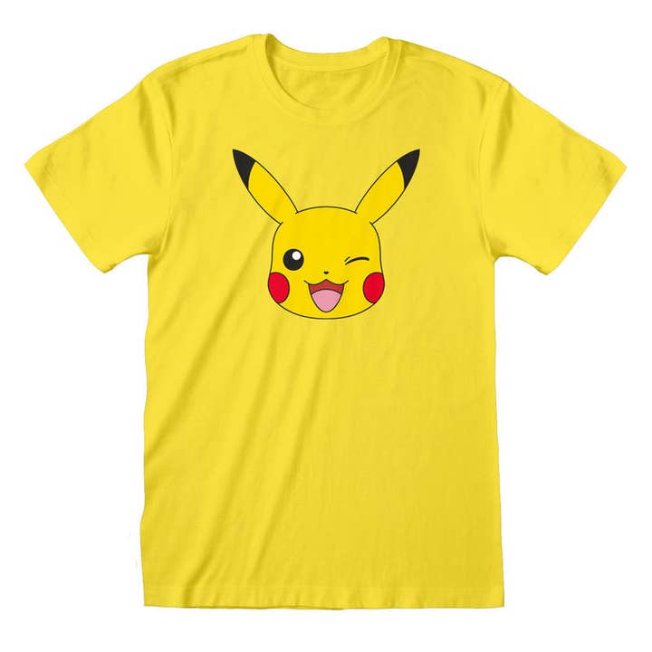 PIKACHU-ANSIGT - T-SHIRT for engroshandel hos Heroes Inc. Europe B.V.