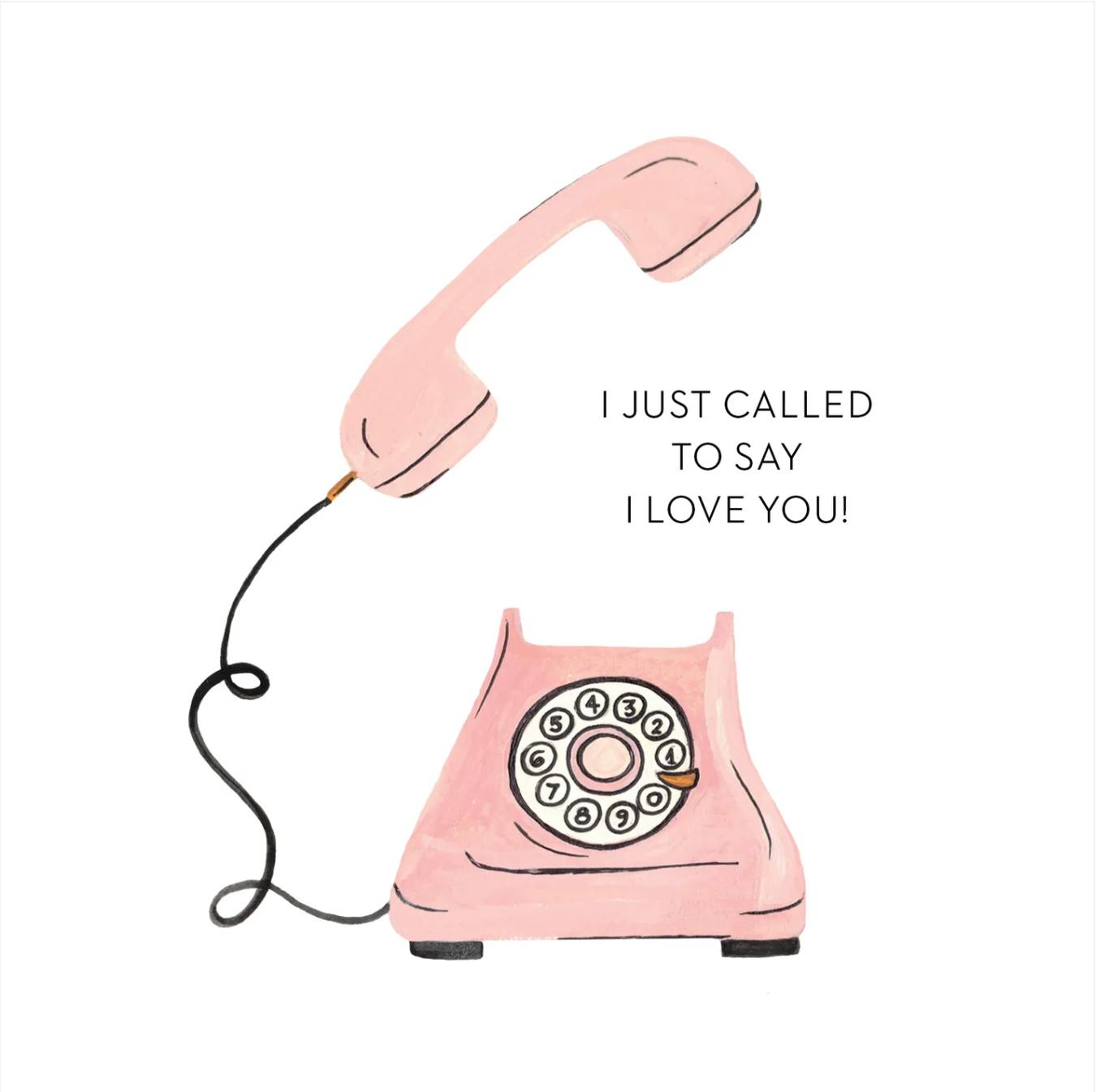 Paige & Willow - Wholesale Love Card - Love Call Card2