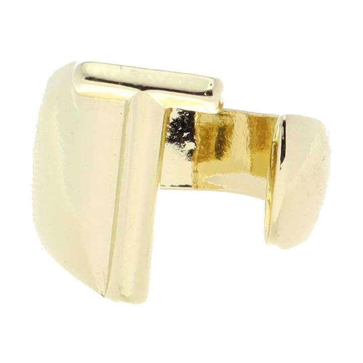 Gold Initial "T" Wrap Ring for wholesale by Jane Marie