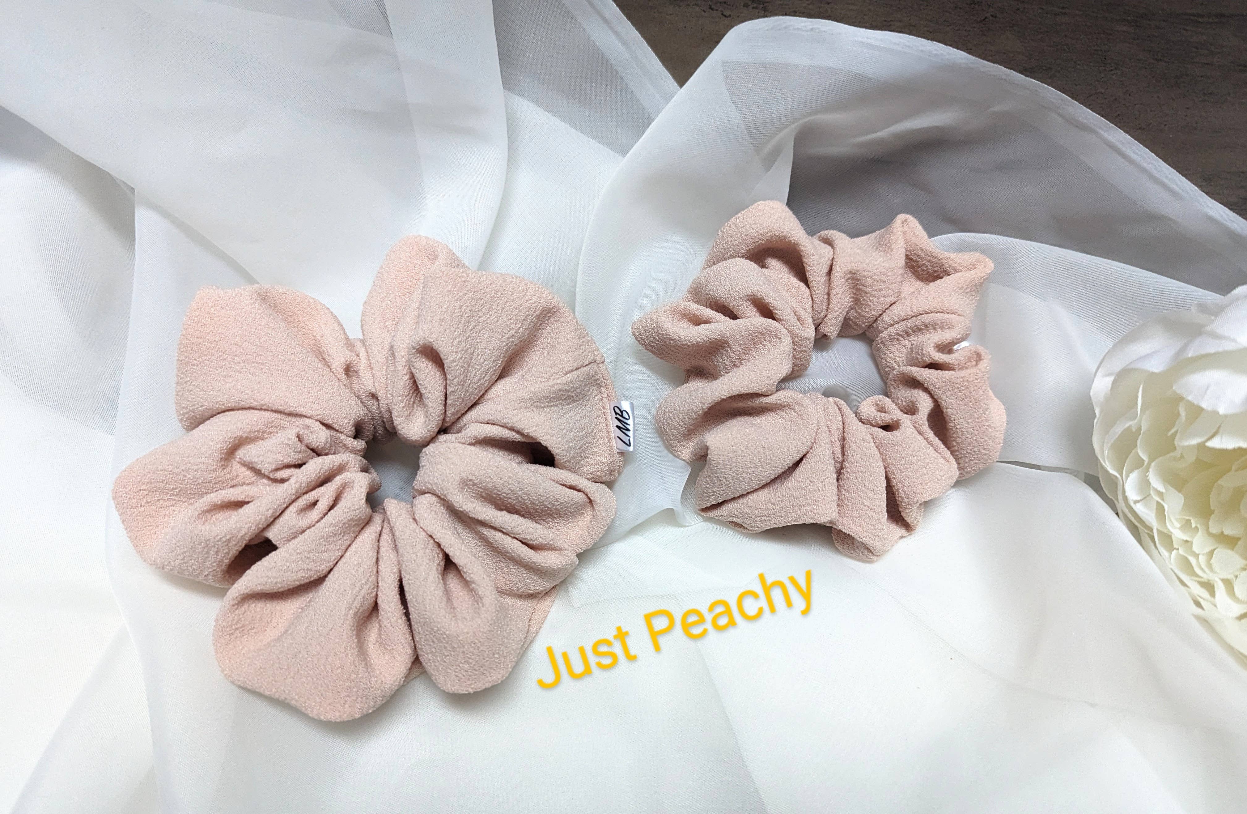 Headband Haven Co. - Wholesale Scrunchie - Women's - Just Peachy Hair Scrunchies2