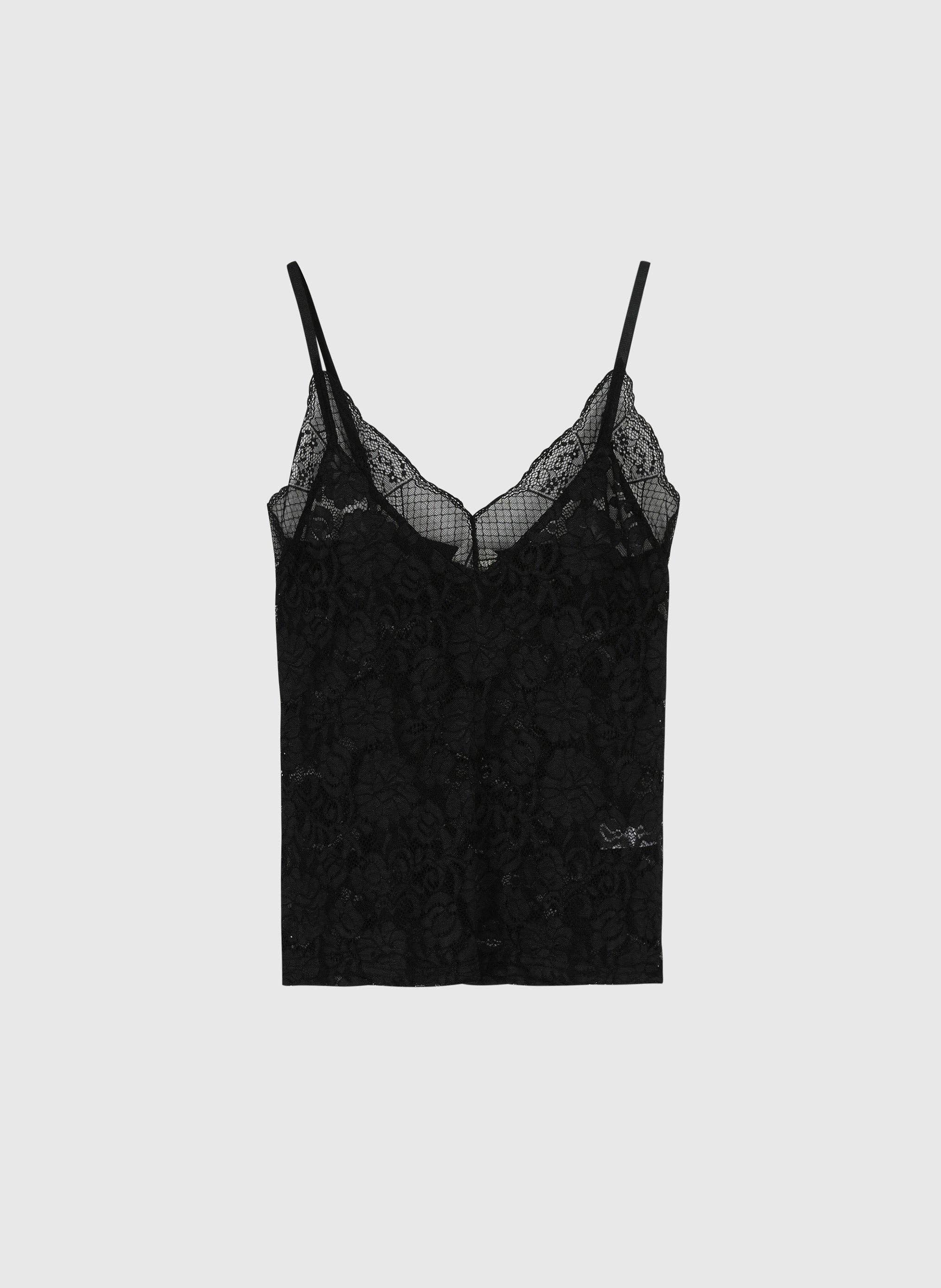 An'ge - Wholesale Bralette - Women's - ADELIANE TANK TOP black0