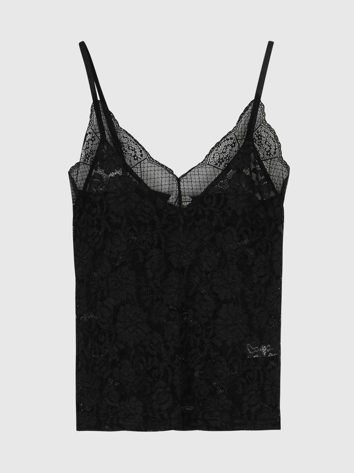An'ge - Wholesale Bralette - Women's - ADELIANE TANK TOP black0