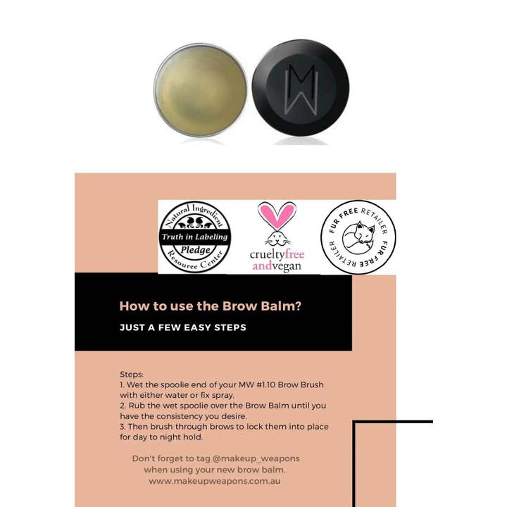 Makeup Weapons - Wholesale - Brow Balm Extra Hold and Conditioning 24/713