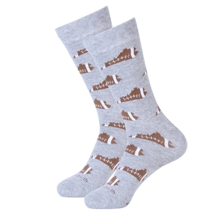 Kentucky Shape Football Socks for wholesale by Barrel Down South