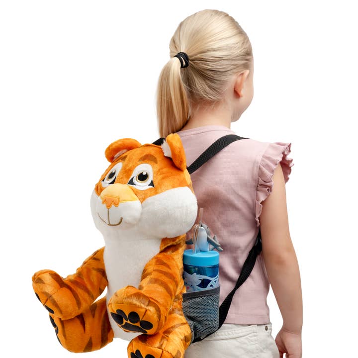 Mochila de Peluche para Niños Tia el Tigre 14" para venta al por mayor de SRM Entertainment