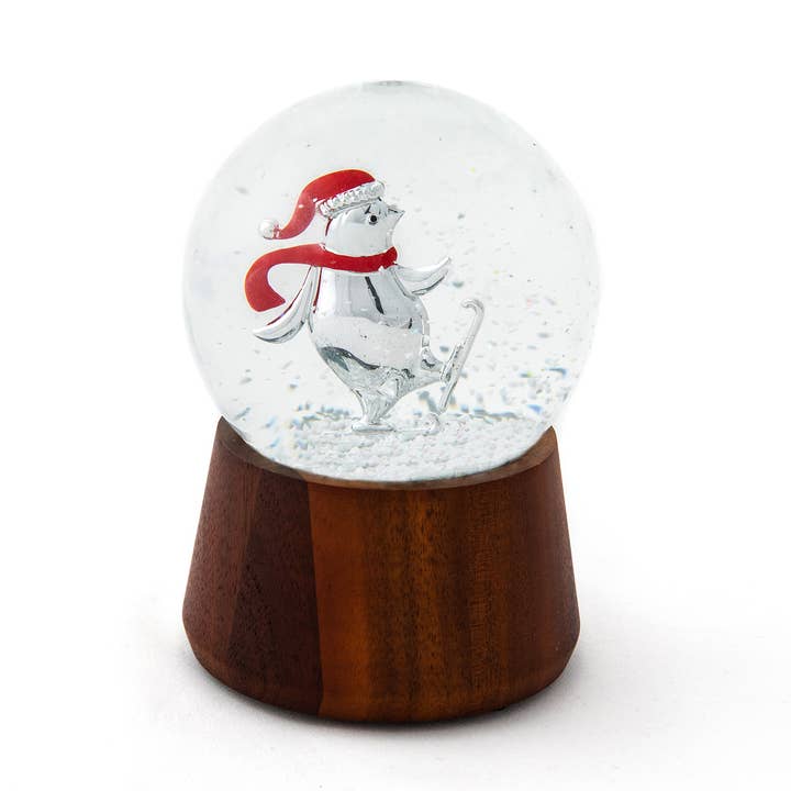Holiday - Skating Penguin Snowglobe for wholesale by Nambe