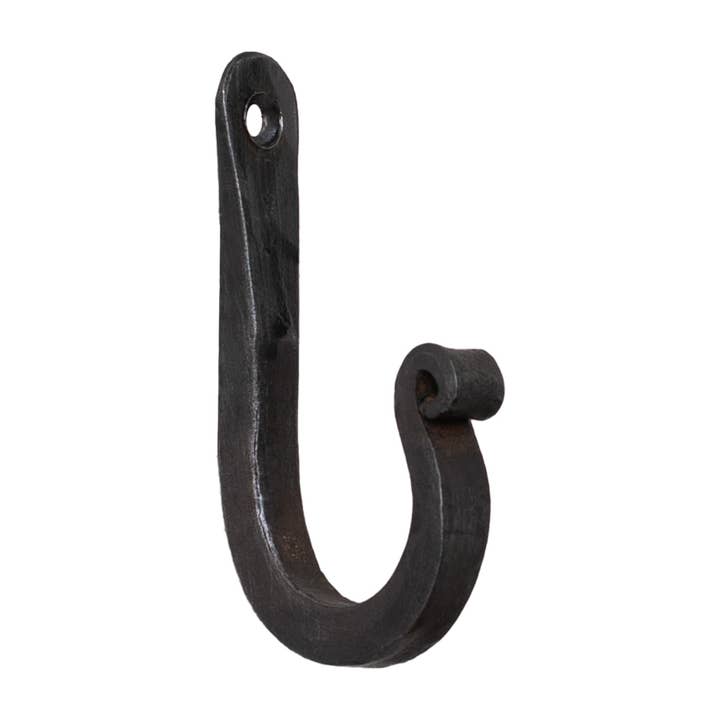 3-Inch Wrought Iron Wall Hooks - Set of 6 for wholesale by Irvin's Tinware