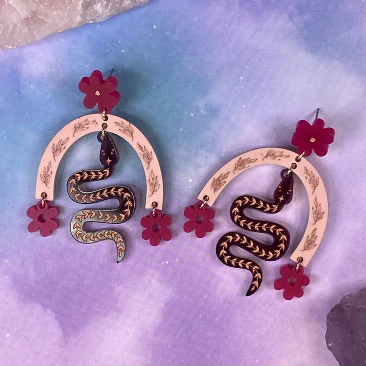 Serpens flos dinglar för wholesale av Moody Girl Accessories