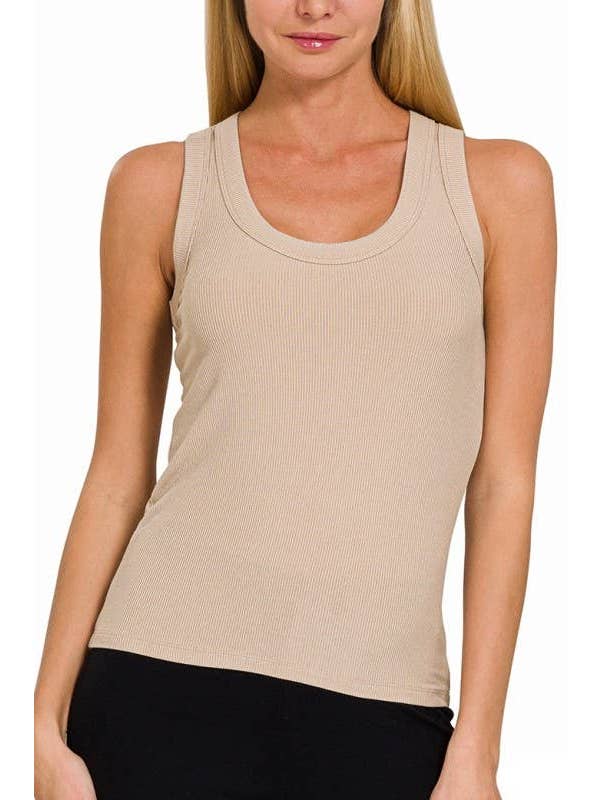 Vanilla Monkey - Wholesale Tank Top - Women's - Ribbed Scoop Neck Tank Top