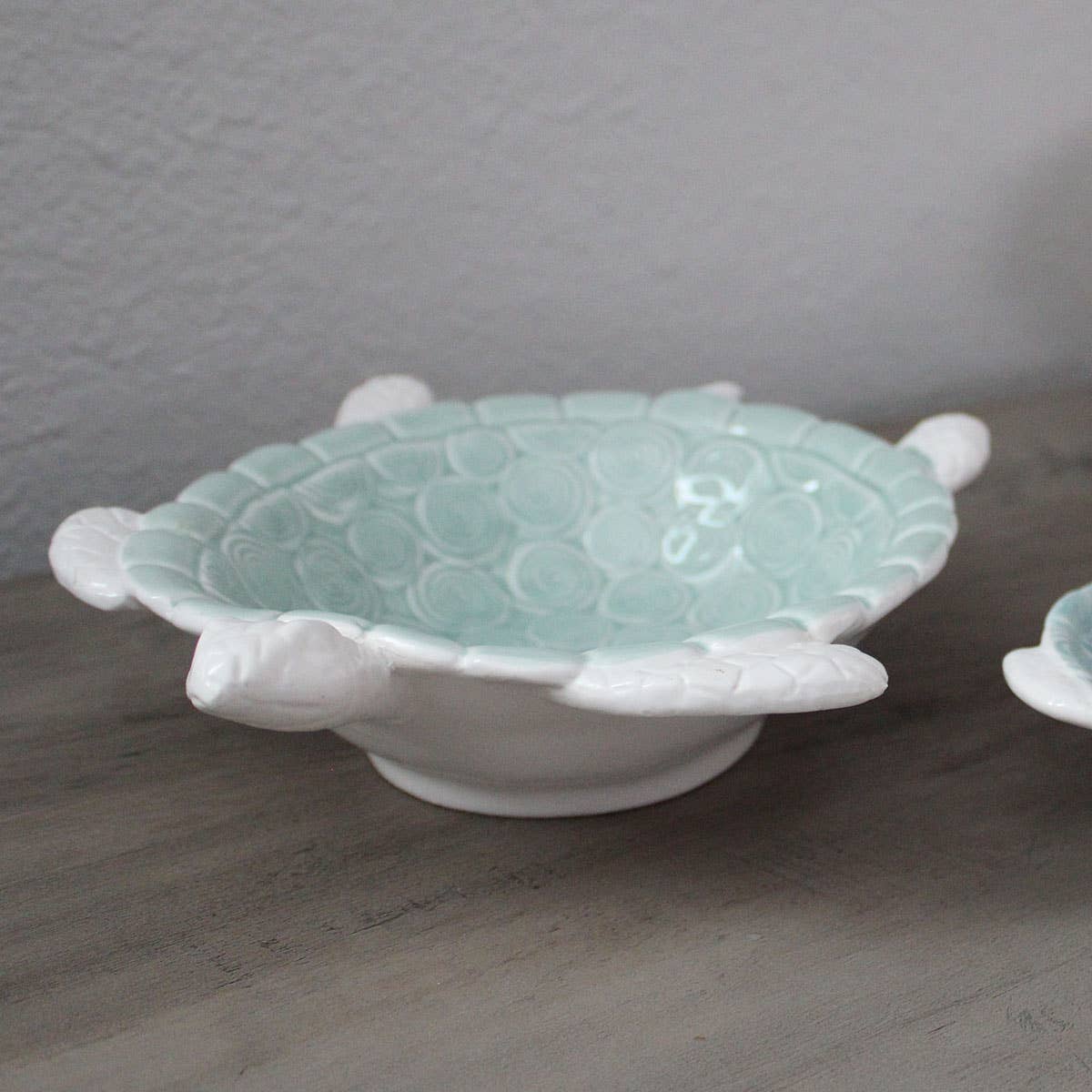 CB Home Collection - Wholesale Decorative Plate/Dish/Bowl - Sea Turtle Dishes - Set of 2 - Green & Blue3