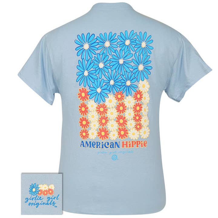 American Hippie Light Blue SS-2492 for wholesale by Girlie Girl Originals