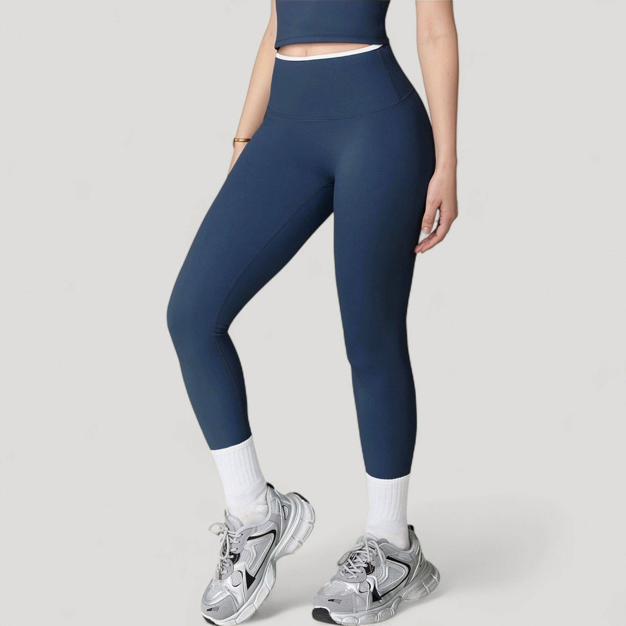 Active by Anna-Kaci - Wholesale Athletic/Lounge Leggings - Women's - High Waist Seamless Leggings with Tummy Control and Sculptin26