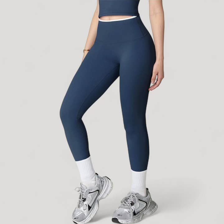 Active by Anna-Kaci - Wholesale Athletic/Lounge Leggings - Women's - High Waist Seamless Leggings with Tummy Control and Sculptin26