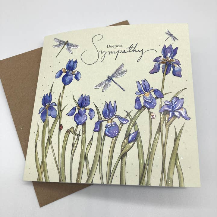 Ink and Snail Limited - Wholesale Sympathy Card - Sympathy Card - Dragonfly Sympathy