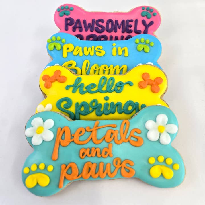 Spring - Large Message Bones for wholesale by The Doggie Express