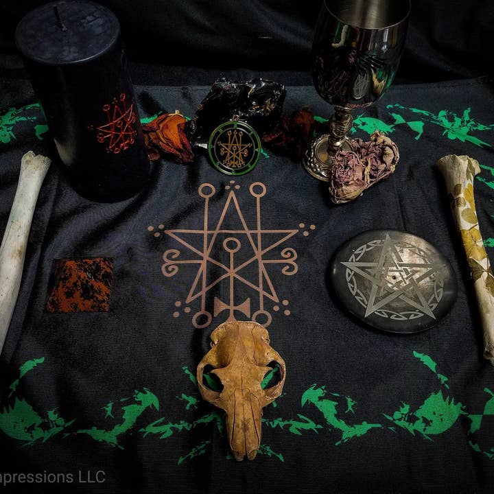 Goetic Impressions - Wholesale Tapestry/Textile - Astaroth Altar Cloth4