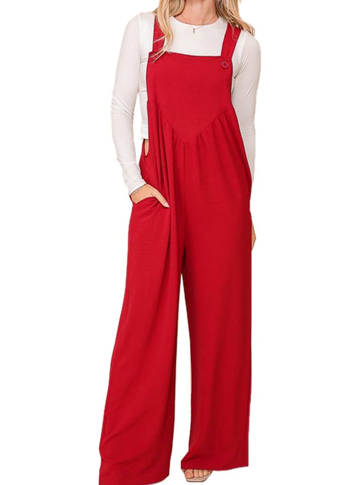 Effortless Chic Wide-Leg Jumpsuit for wholesale by Vanilla Monkey