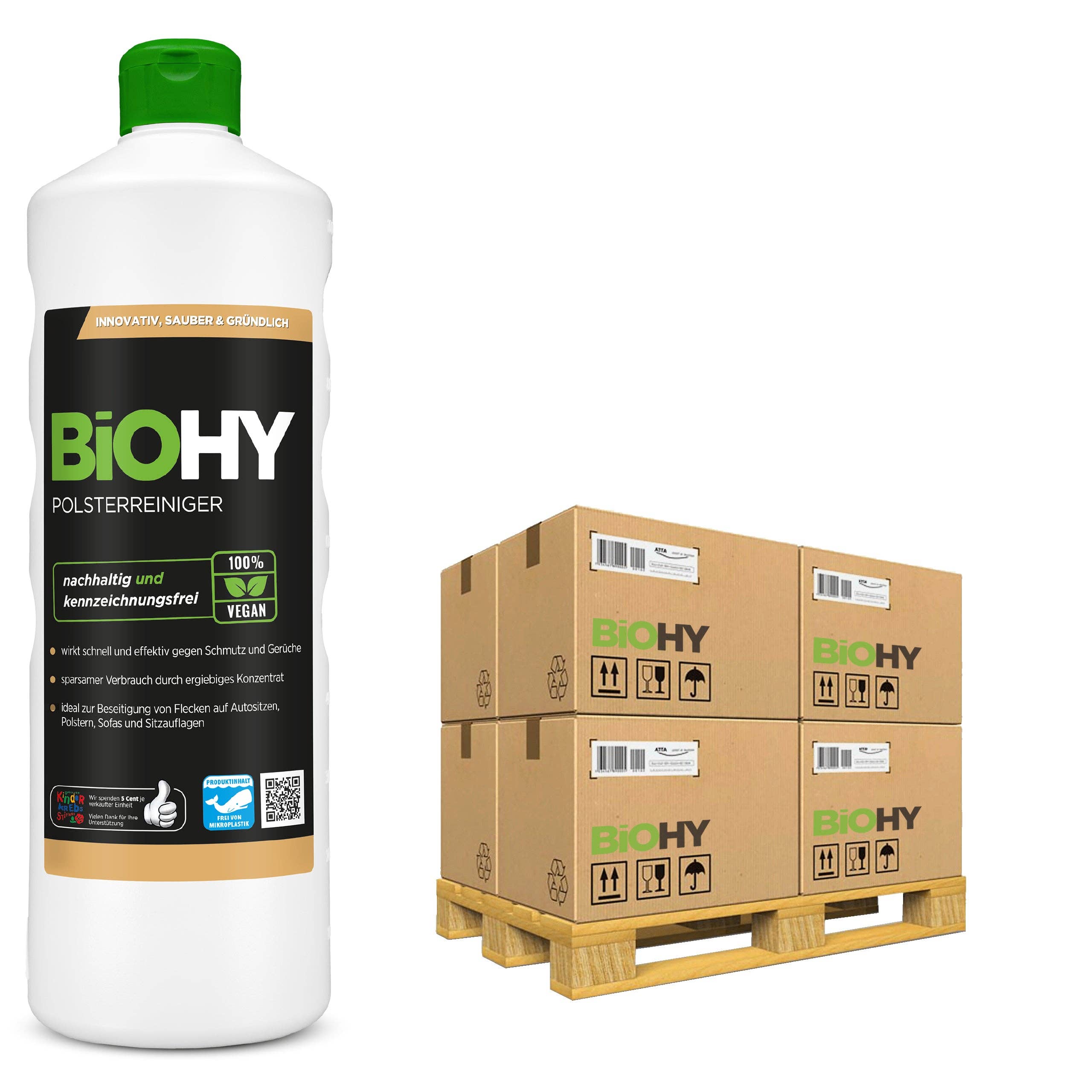 BiOHY - Wholesale Protein/Superfood Powder - BiOHY Upholstery Cleaner, Textile Cleaner, Upholstery Cleaning Agent, Sofa Cleaner, B2B6