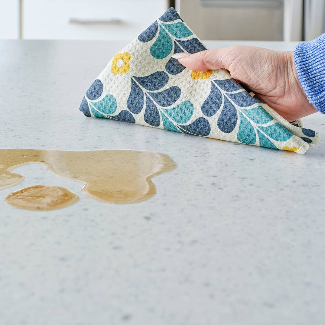 WerkShoppe – wholesale Tea towel – Colorful Leaves All Purpose Microfiber Towel Set5