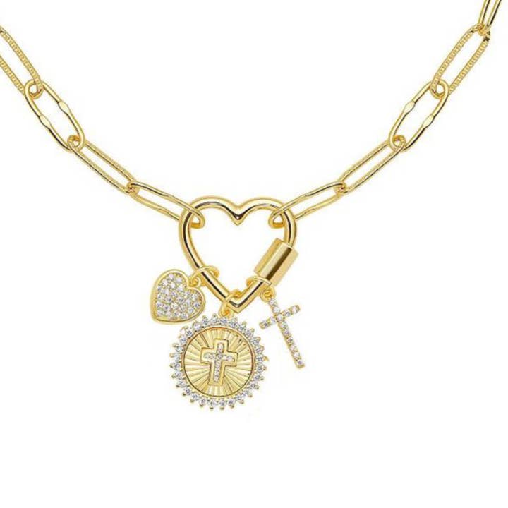 HoopLa - Wholesale Pendant/Charm Necklace - Â Carabiner- Charm Necklaces- Ready Made Options