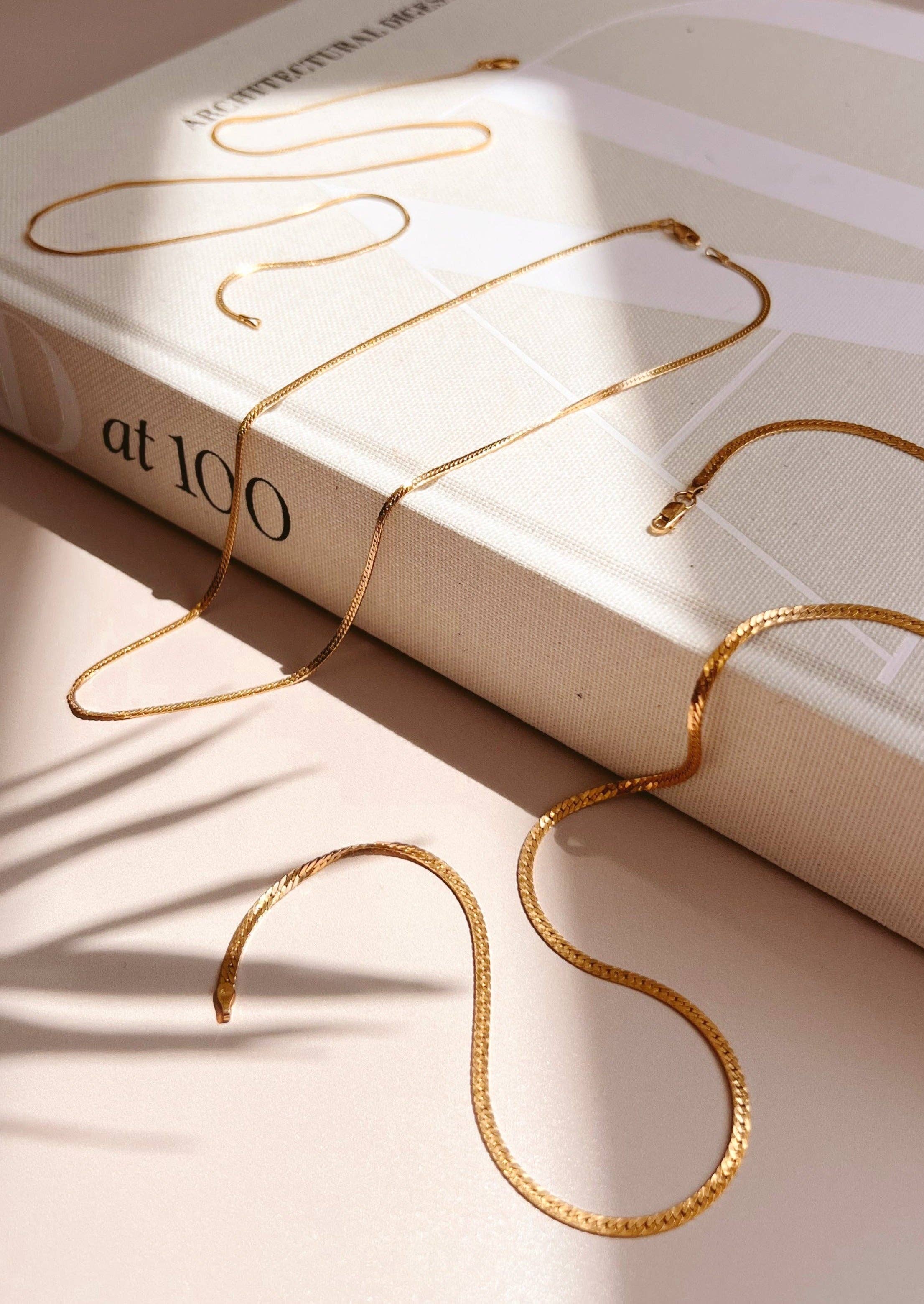 Hello Adorn – Großhandel Gliederhalskette – Herra-Kette | 14-karätiges Goldfüllung+Sterlingsilber2