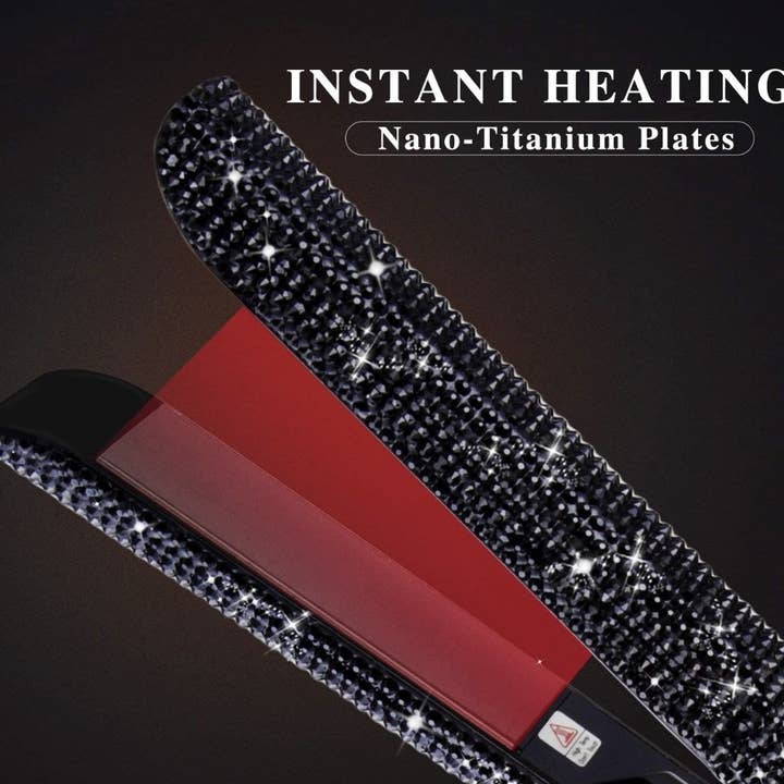 Lab6:18 Beauty - Wholesale Straightener/Flat Iron - TRAX Glammed Iron ( Titanium Plates)