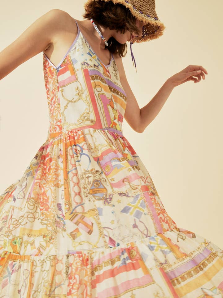 DR2702 FLOUNCED LINGERIE DRESS for wholesale by Shirtaporter