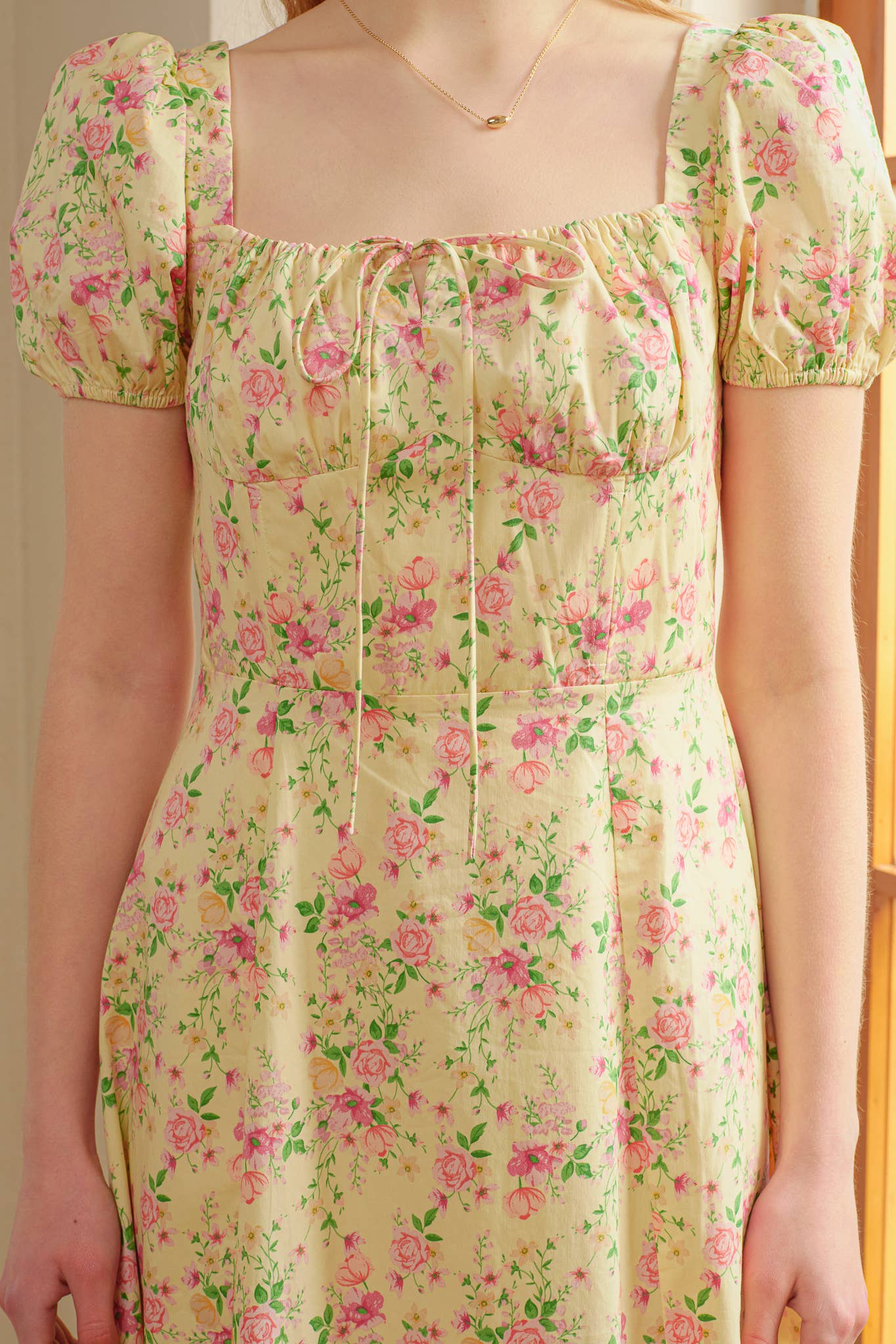 ROSIE POSIE - Wholesale Dress - Women's - RP2346 - Vintage Garden Party Midi Dress5