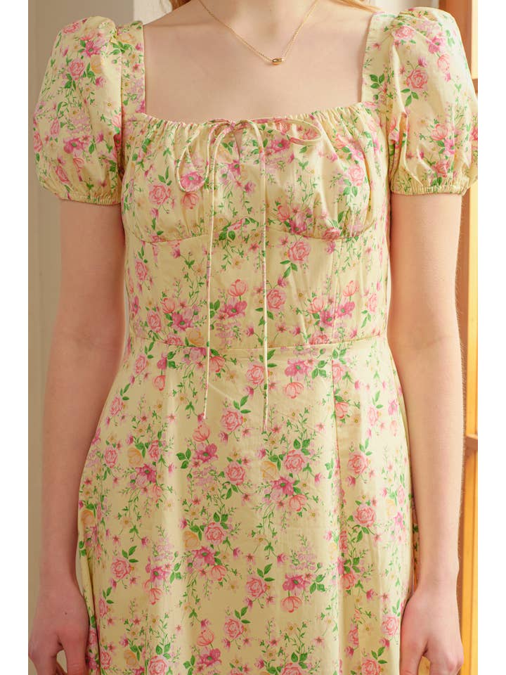 ROSIE POSIE - Wholesale Dress - Women's - RP2346 - Vintage Garden Party Midi Dress5