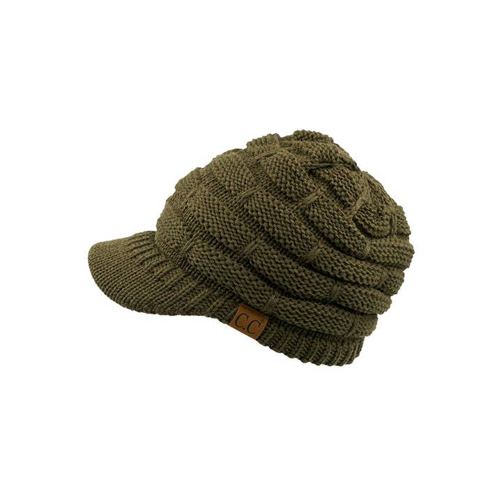 Hana - Wholesale Beanie - Women's - C.C Ribbed Knit Brim Beanie2