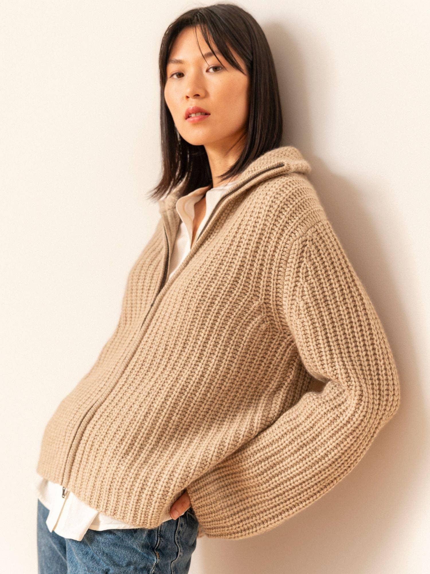 Bel Cashmere S.C. - Wholesale Cardigan - Women's - Nicole Cashmere Cardigan2