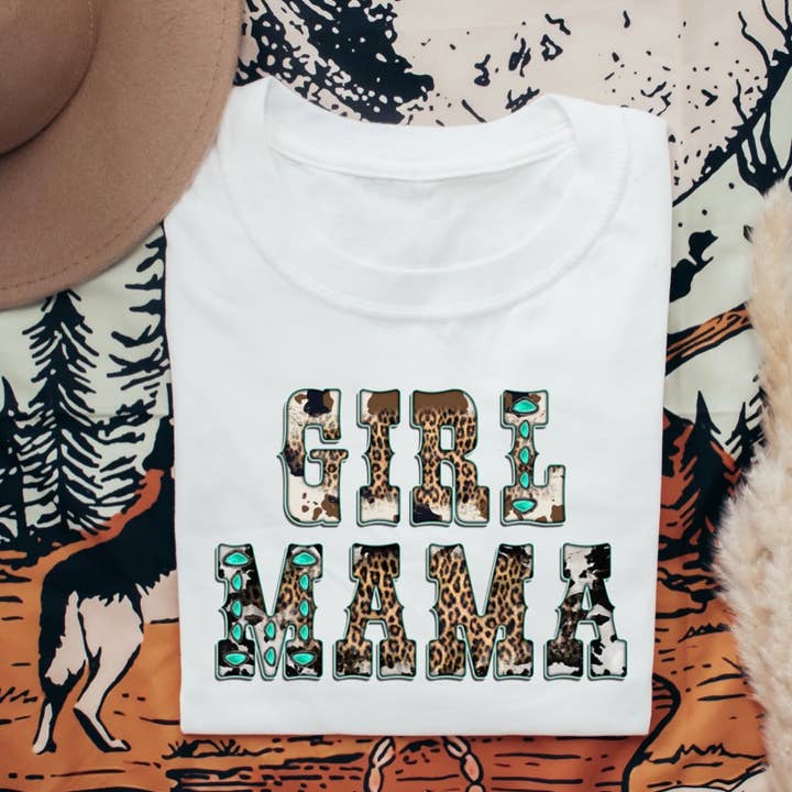 Design western con pietra preziosa Girl Mama per la vendita all'ingrosso da parte di Whiskey Cactus Boutique