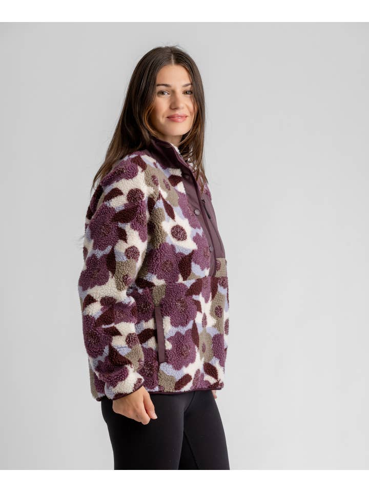 LIV Outdoor – Engroshandel Sweatshirt - Dame – Kvinders Tara Jersey-foret Snap-Up Pullover14