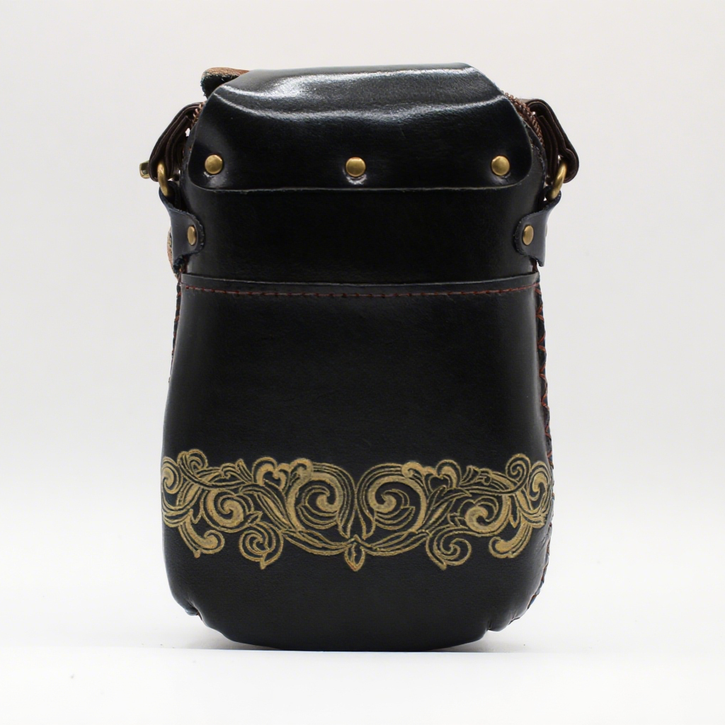 Sunflower Handmade leather inc - Vendita all'ingrosso Tracolla - Donna - Borsa a tracolla per telefono rettangolare in pelle Monkey2