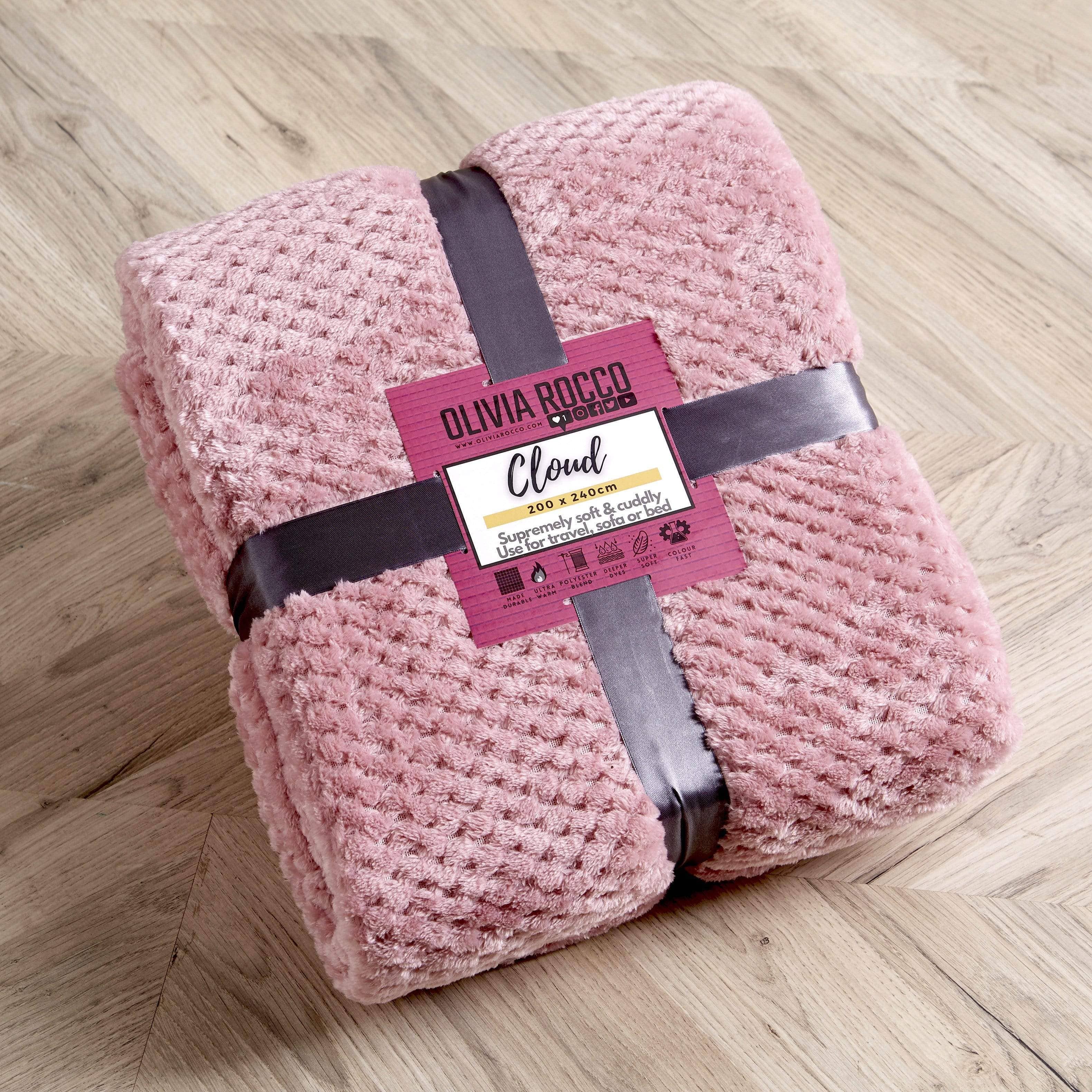 LOOMWORKS LTD – wholesale Throw blanket – Cloud Honeycomb Throw3