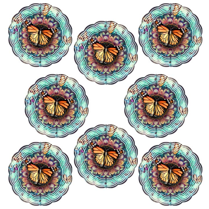 Works of Heart - Wholesale Wind Spinner - Wind Spinners, 8 packs7