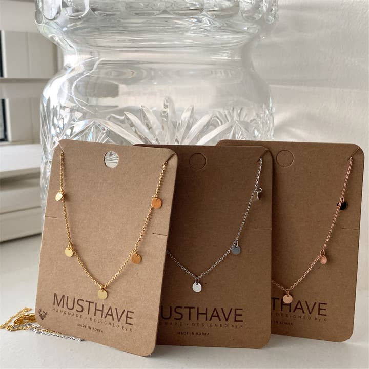 Mini Coin Dangle Necklace for wholesale by musthavemustget