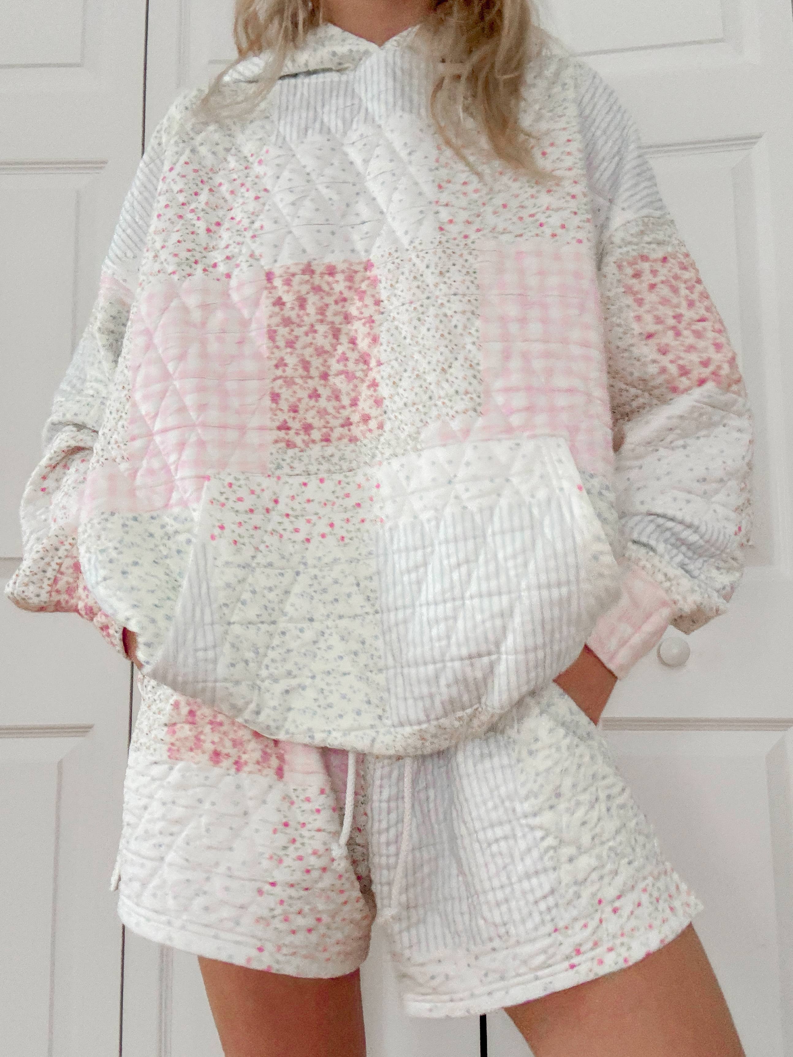 Quilted Pastel Shorts for wholesale on Faire8