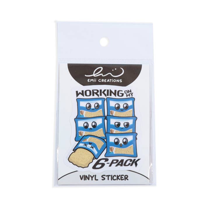 Emii Creations - Wholesale Sticker - 6-Pack Instant Ramen Sticker