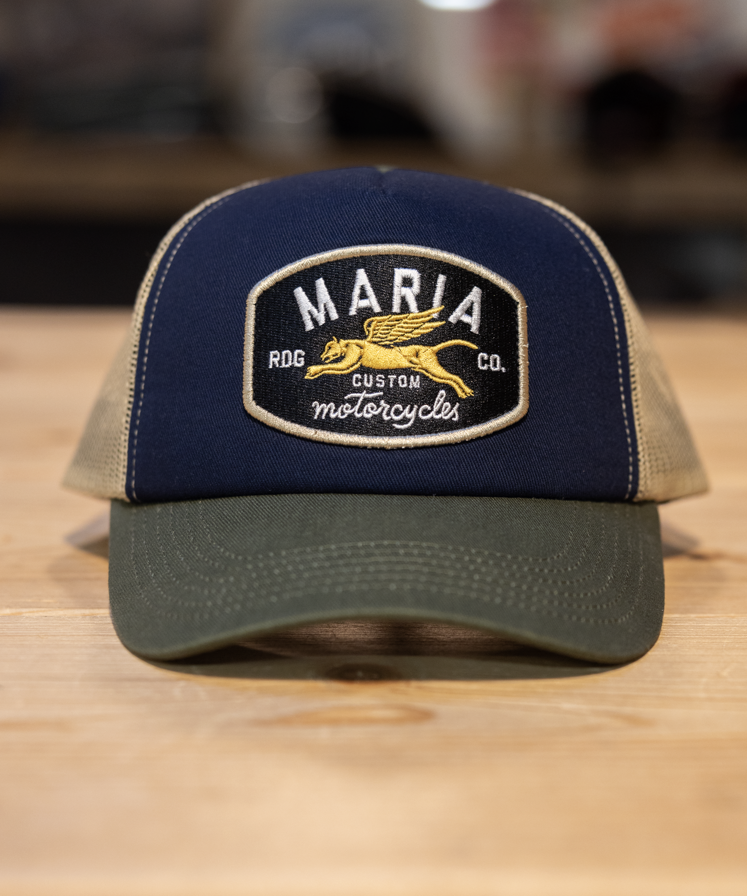 Maria Riding Company – boné - Unissexo por atacado – Boné trucker Flying Panther1