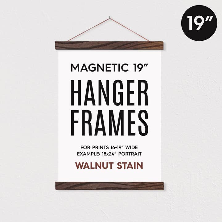 Hanger Frames - Wholesale Fotolijst - 19" magnetisch posterhanger frame™ voor 18x24" portretprints4
