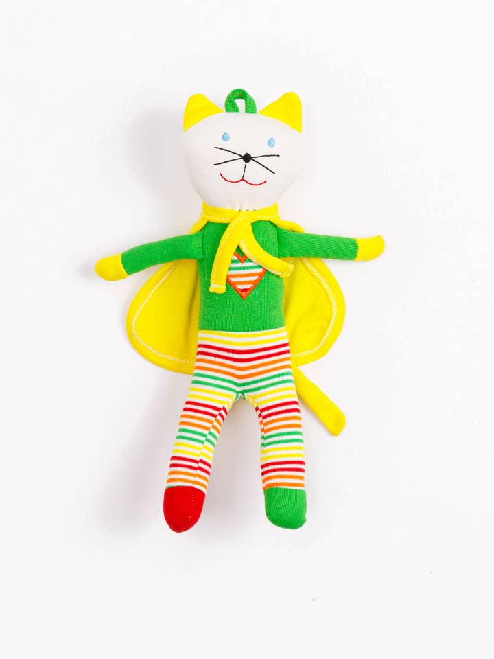 Scrappy Supermeow Roxie Cat for wholesale by Under the Nile