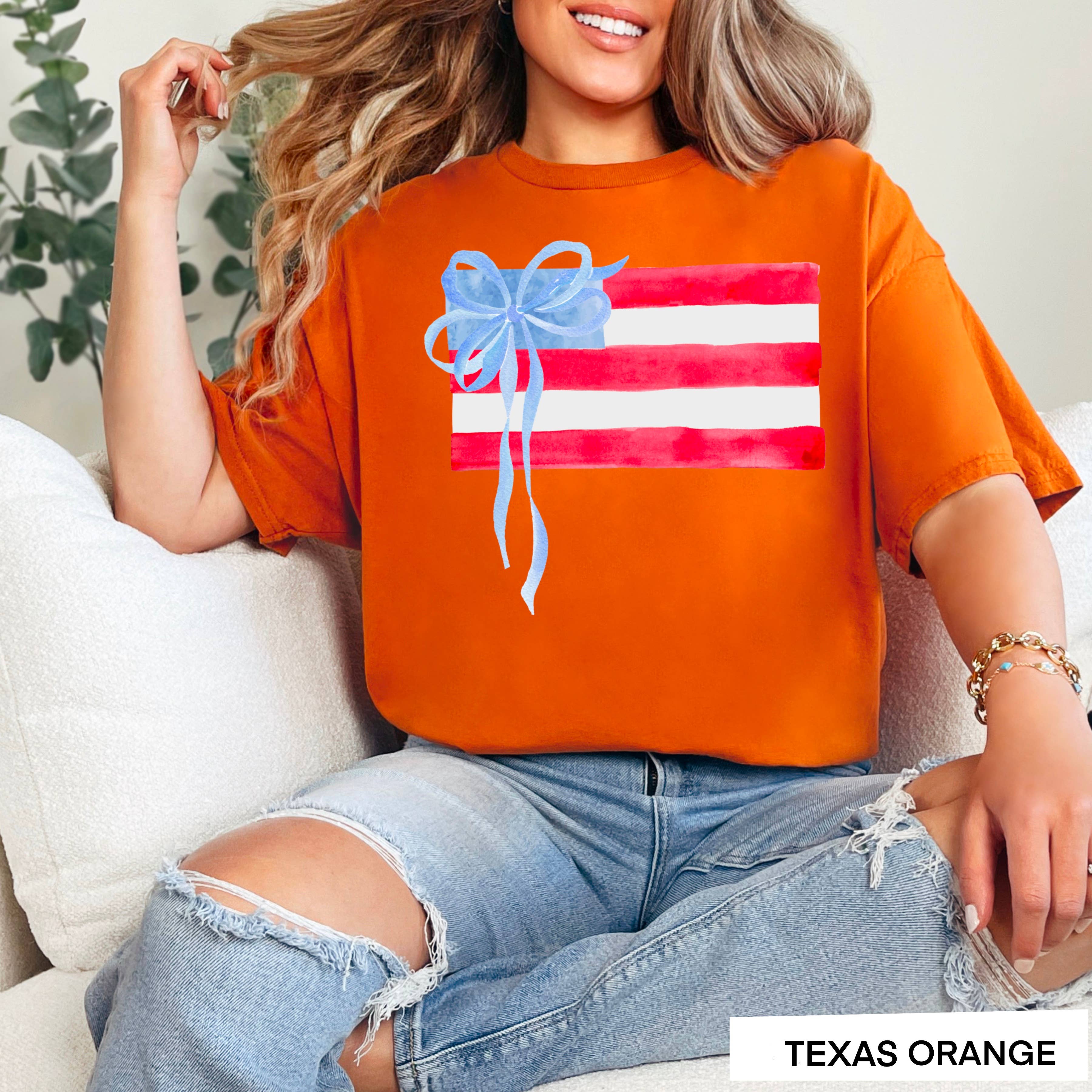 Shoppe SHC – wholesale T-shirt (graphic) – women's – Coquette American Flag | July 4th Graphic Tee | Gildan7