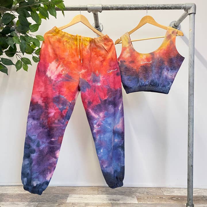 Sunset Ice Bralette & Jogger Combo for wholesale by Ratchet Clothing