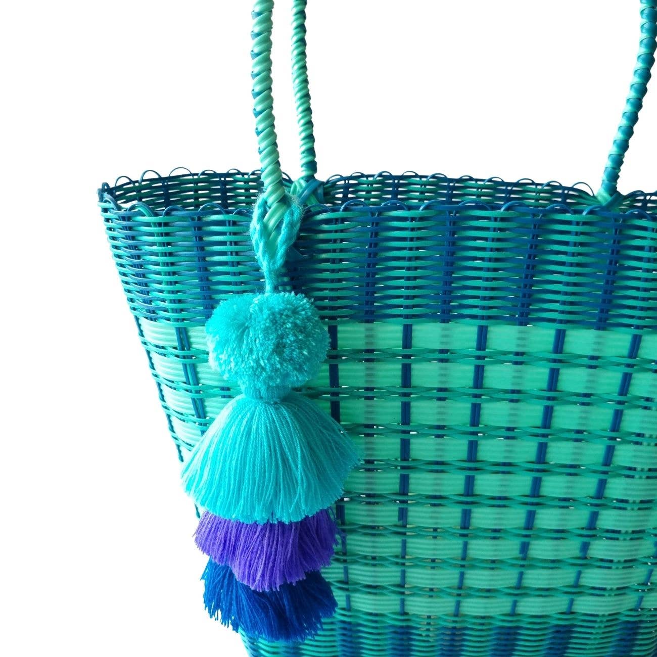 Achiote Guatemalan Goods – Großhandel Tragetasche – Damen – Achiote Einkaufstasche aus recyceltem Kunststoff, 100% handgefertigt, 3 Farben5