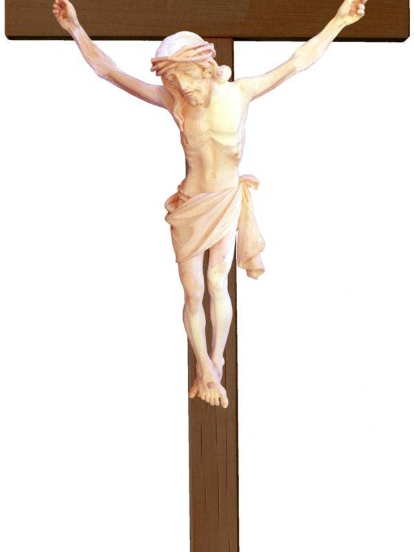 Kristi legeme med base på lige trækors 2490 for engroshandel hos Dolfi