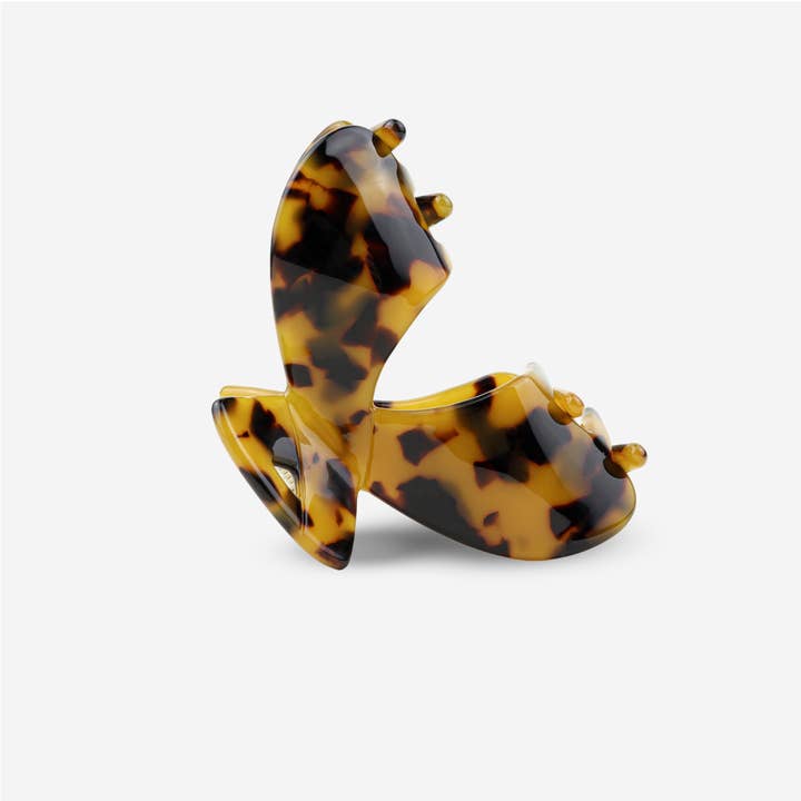 sasstie – wholesale Hair clip – Women’s – Hair Clip - Arc Dark Cheetah1