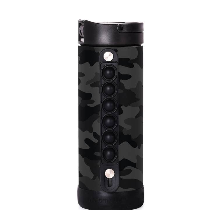 Elemental – wholesale Vattenflaska – 14oz ikonisk popflaska - svart camo1