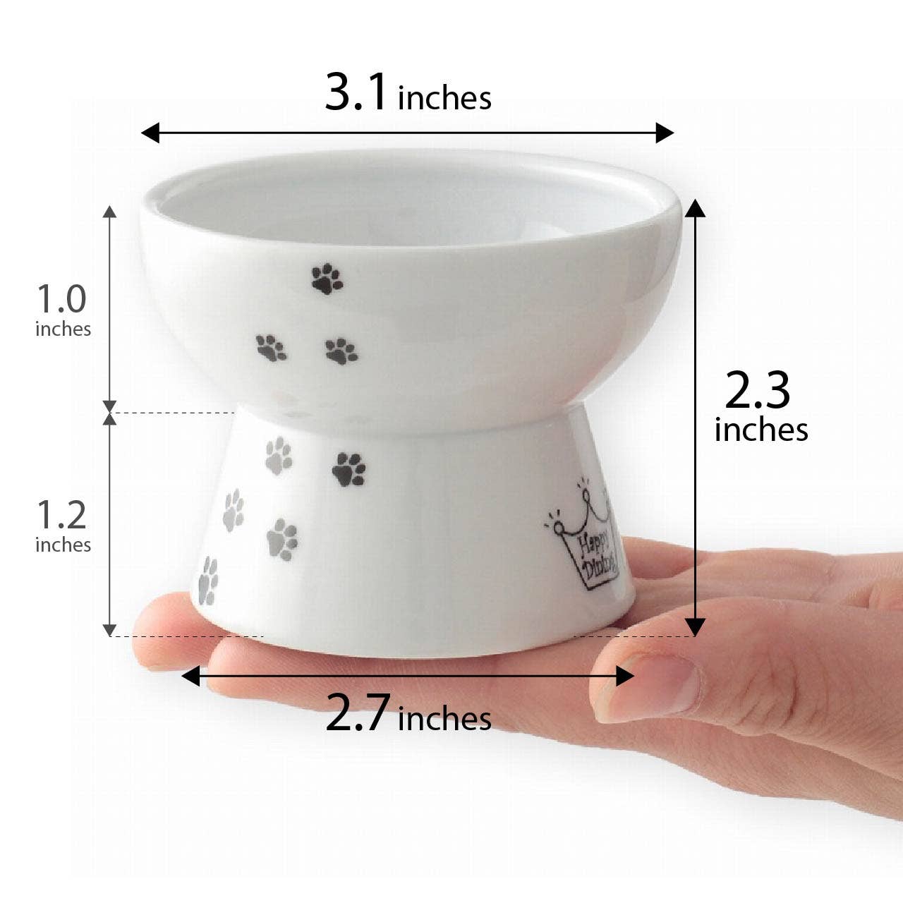 MOON-X USA, INC. - Vendita all'ingrosso Ciotola - Cani e gatti - Ciotola rialzata per alimenti per gatti (gatto1