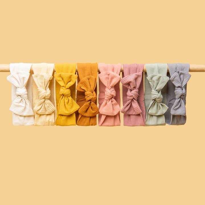 Kiin Baby - Wholesale Fashion Headband - Baby - Bamboo Stretch Bow Headband